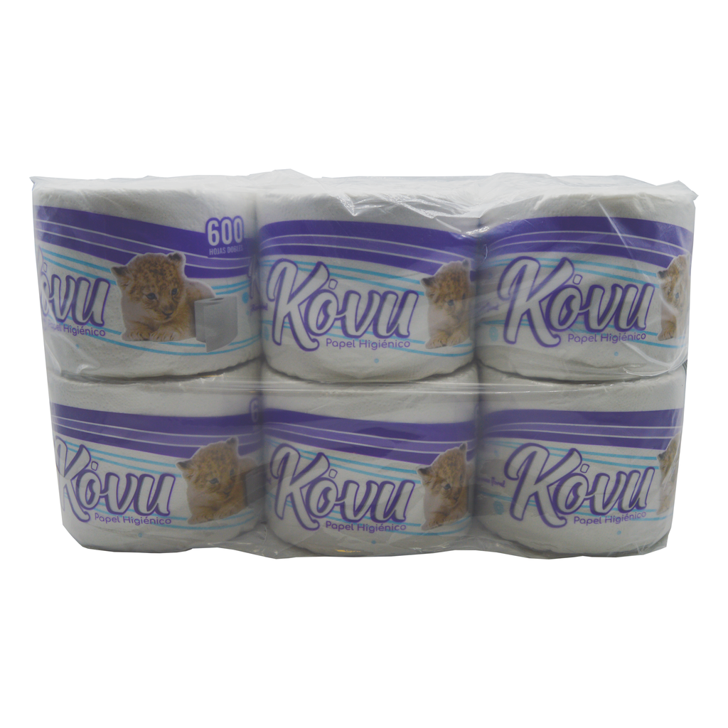Papel Higiénico 600 Hojas Kovu