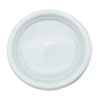Plato Plástico Blanco Monarka