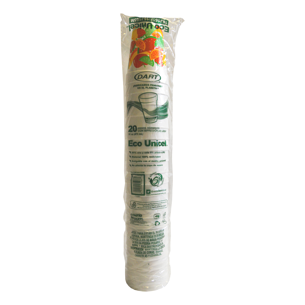 Vaso Térmico 16 oz Frutas Dart
