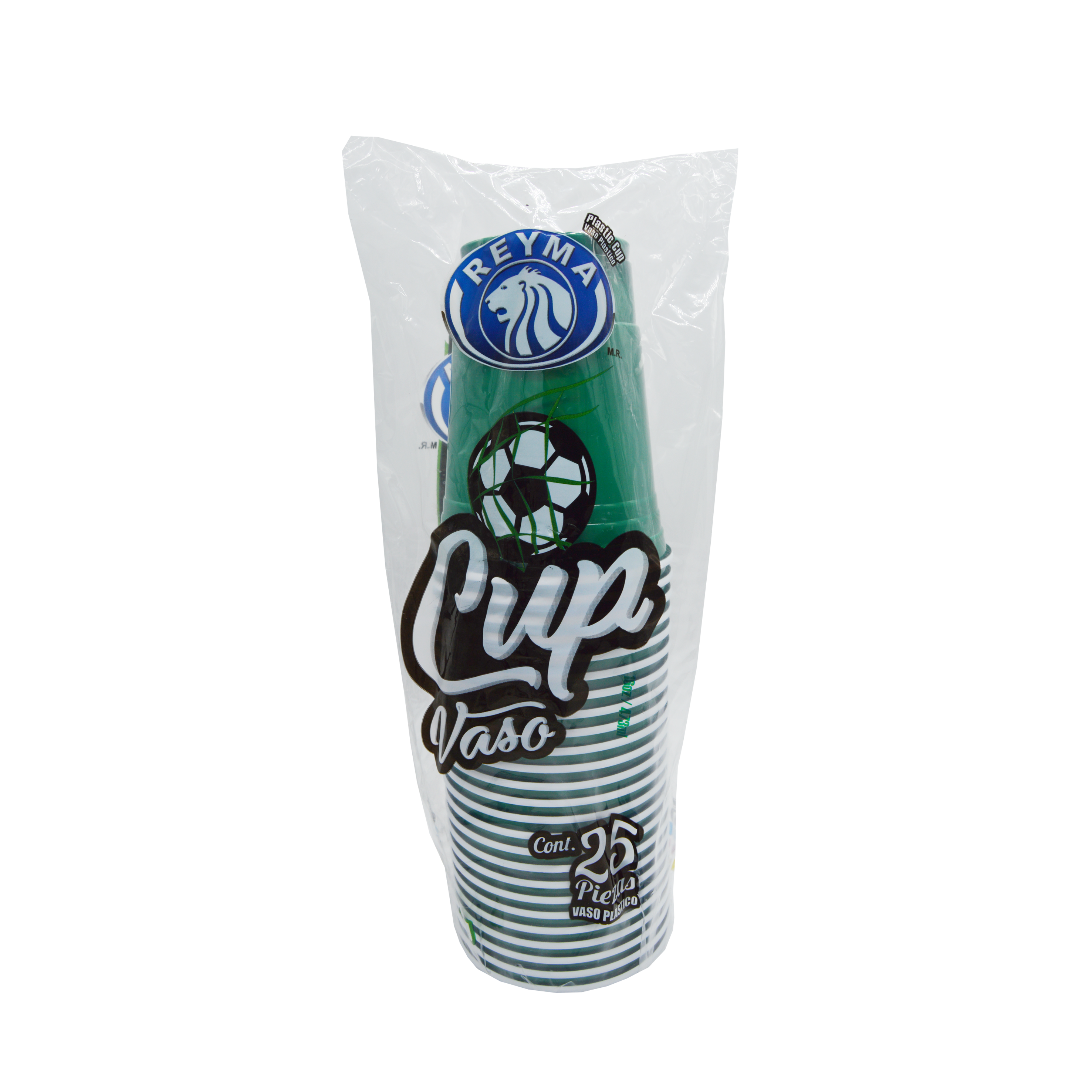 Vaso Plástico 16 oz Verde Reyma