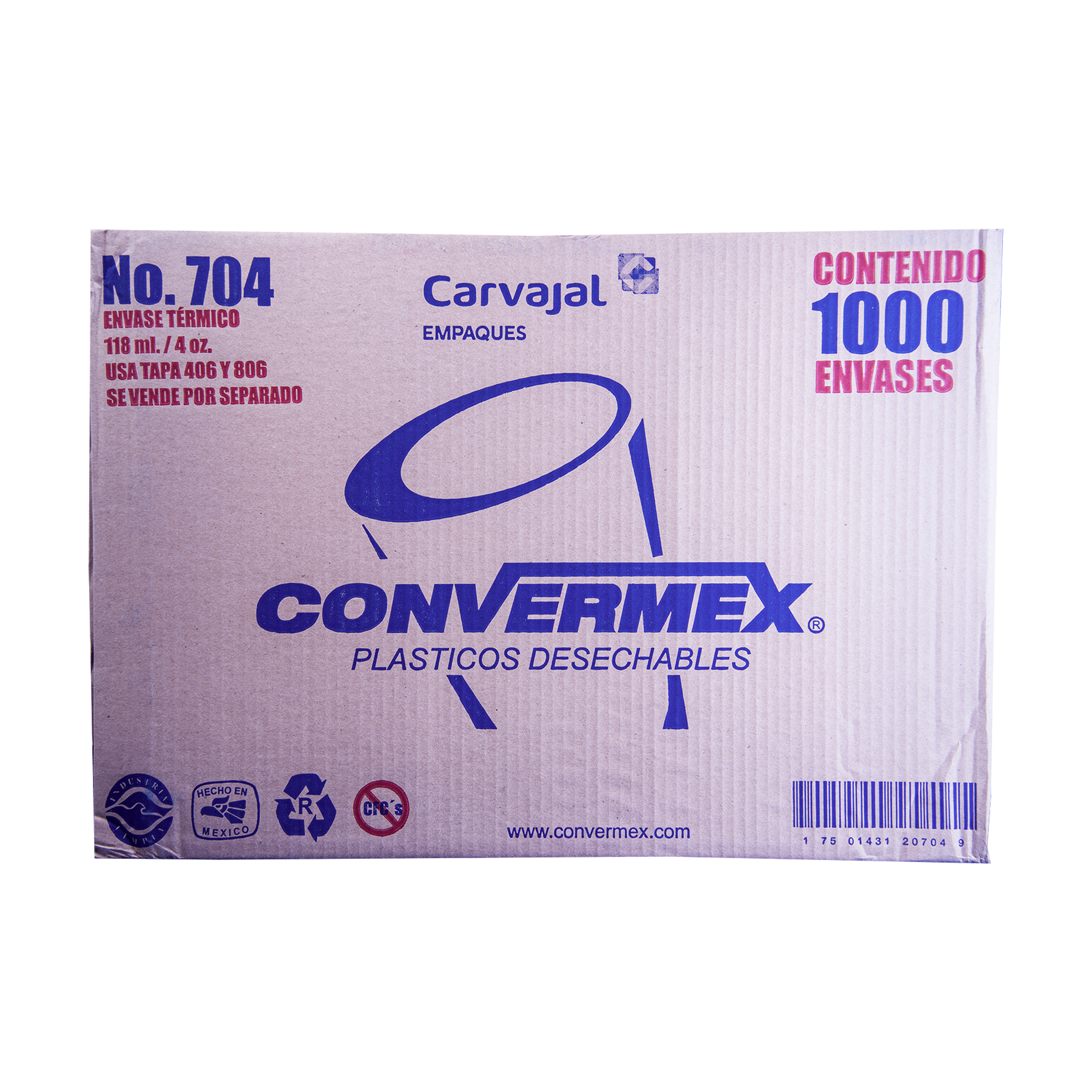 Envase Térmico Chico Convermex