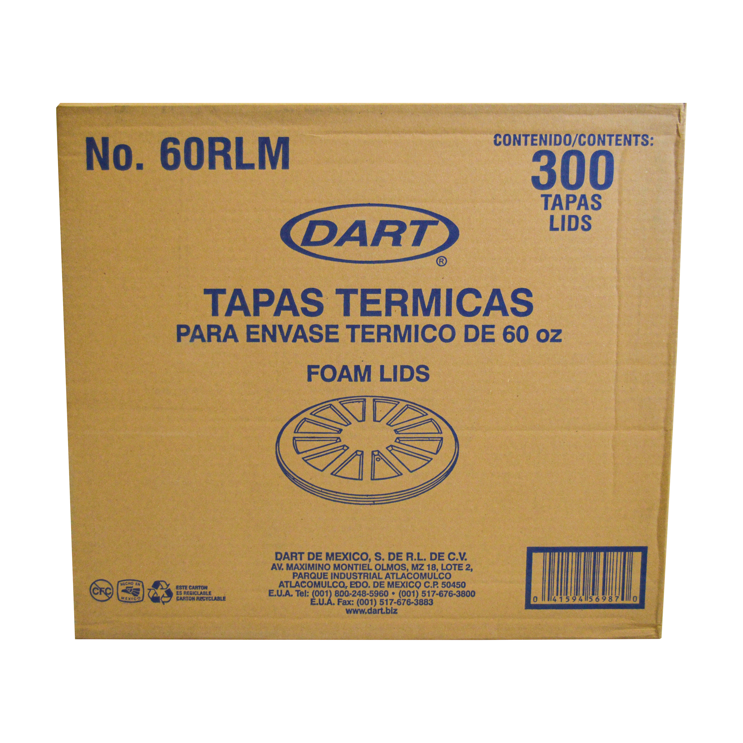 Tapa Térmica 60RLM Respirador Dart