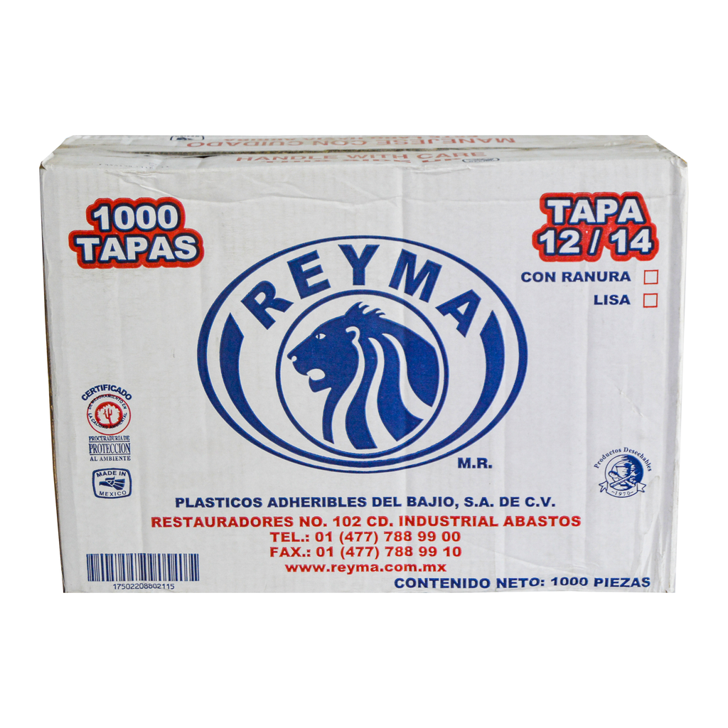Tapa Ranura 12/14 oz Reyma