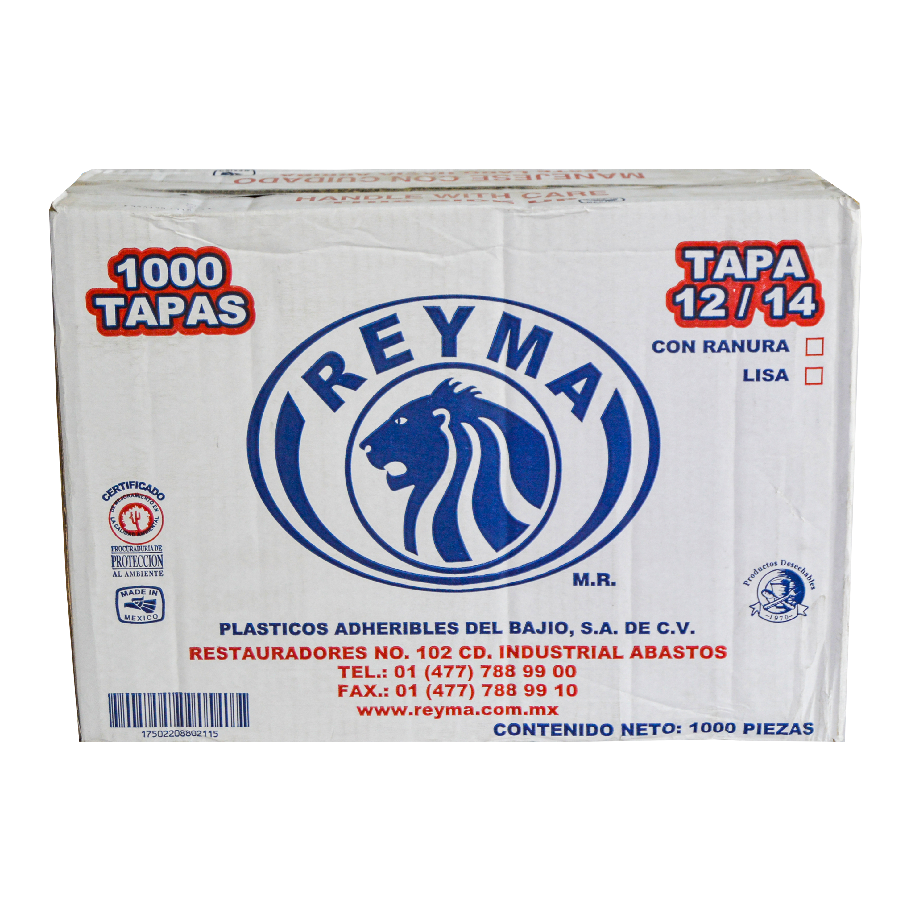 Tapa Ranura 12/14 oz Reyma