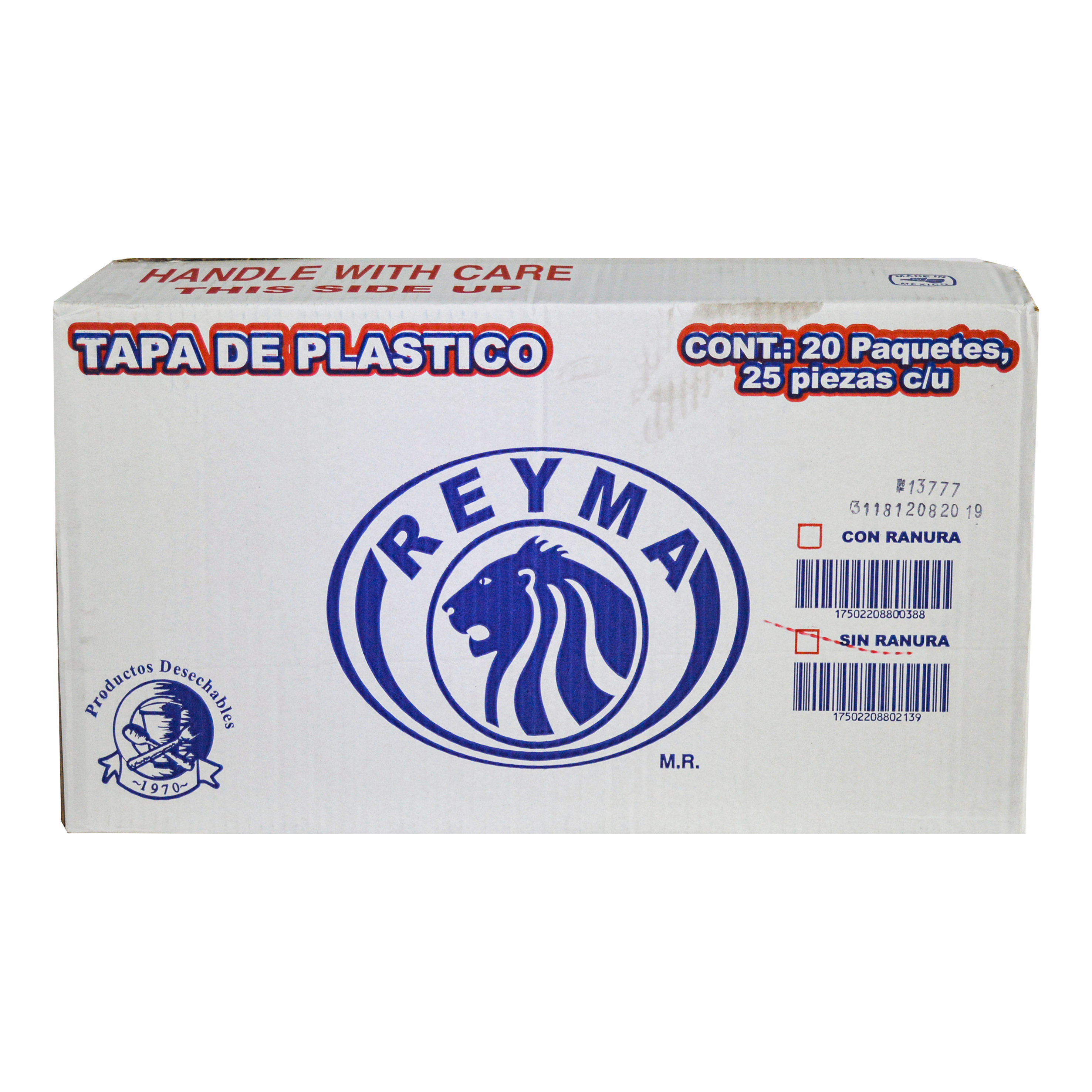 Tapa Envase 1/4 - 1/2 - 1 Lt Reyma
