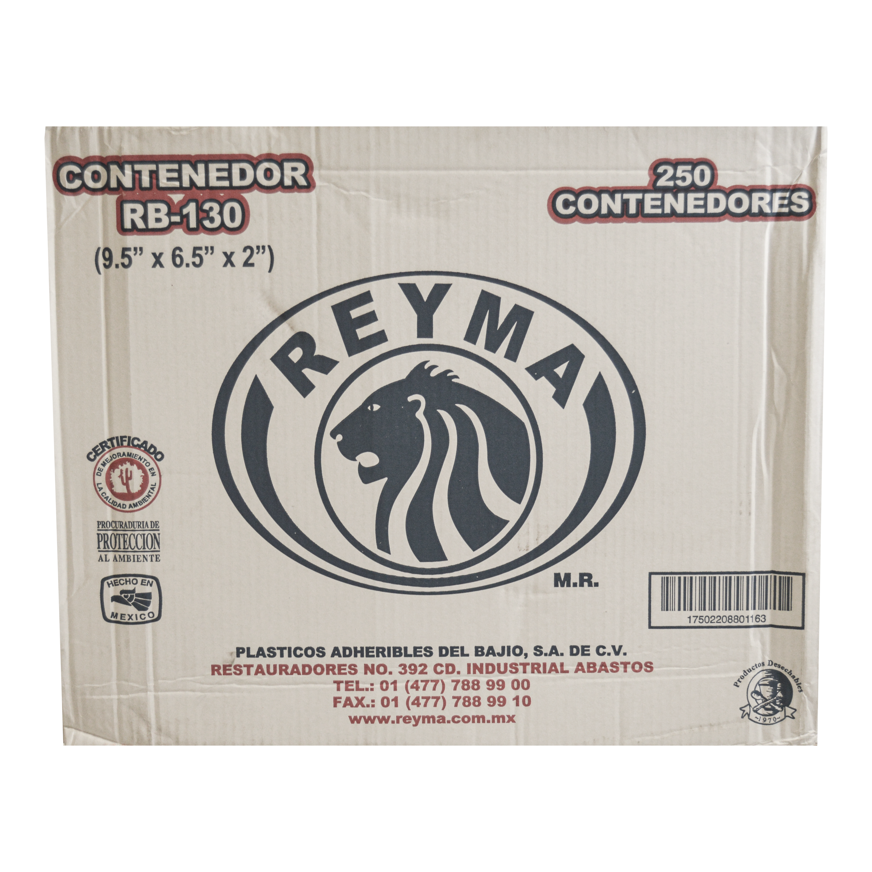Contenedor Plástico 24.5 cm RB-130 Reyma