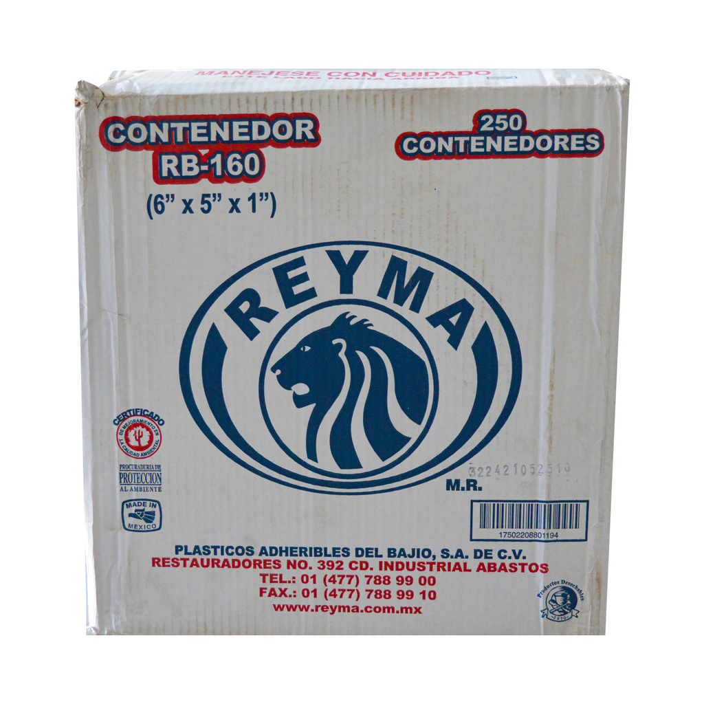 Contenedor Plástico 15.6 cm RB-160 Reyma