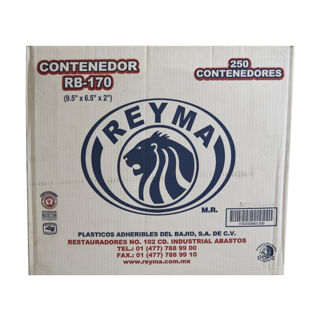 Contenedor Plástico 16.5 cm RB-170 Reyma