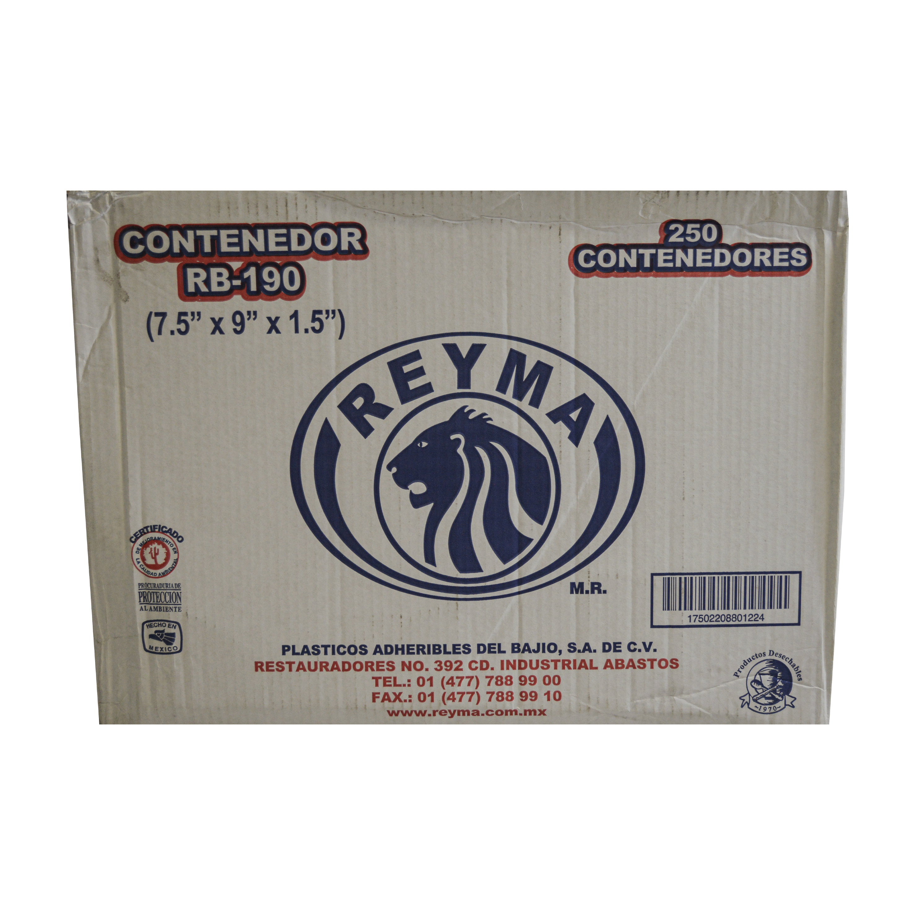 Contenedor Plástico 19 cm RB-190 Reyma