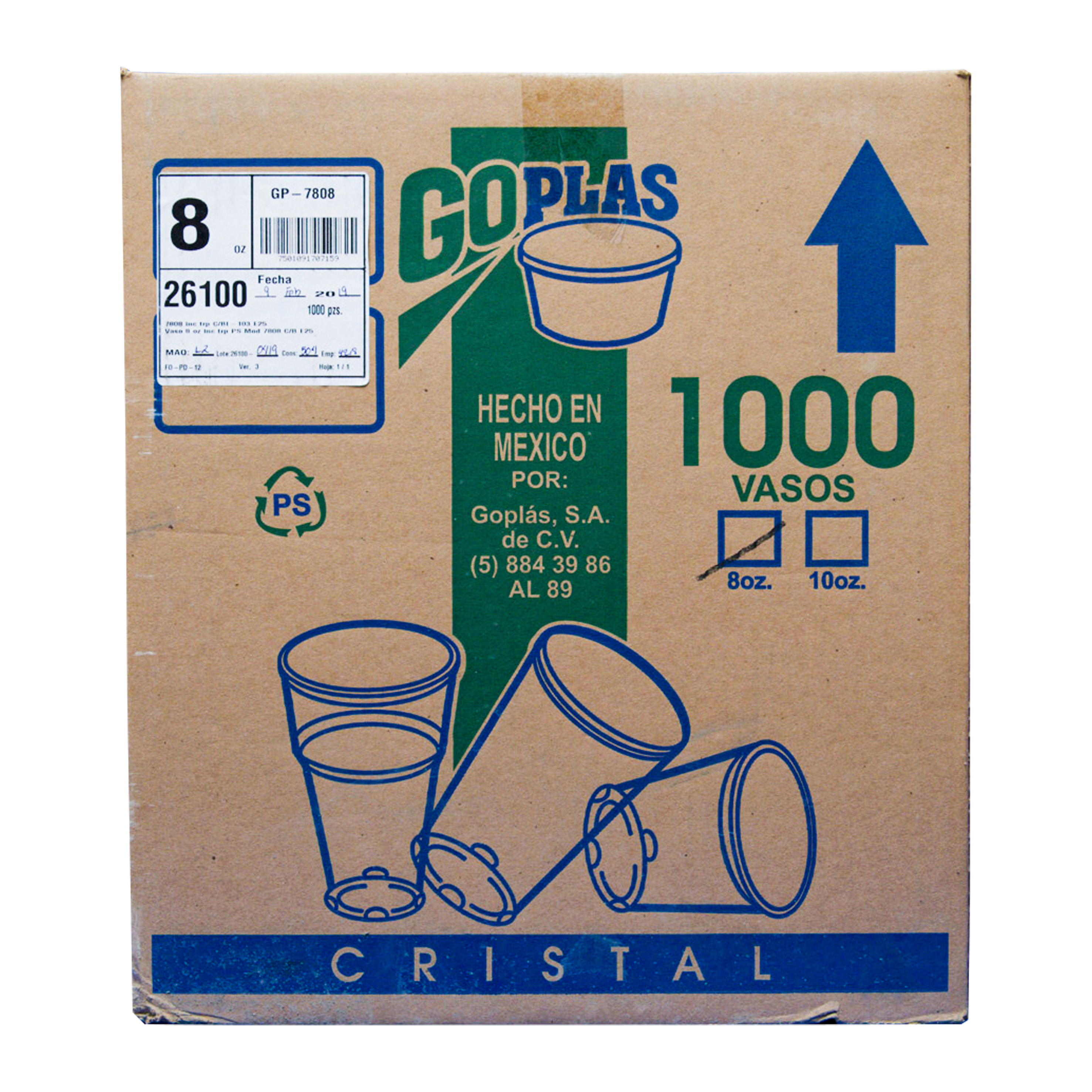 Vaso Cristal Goplas