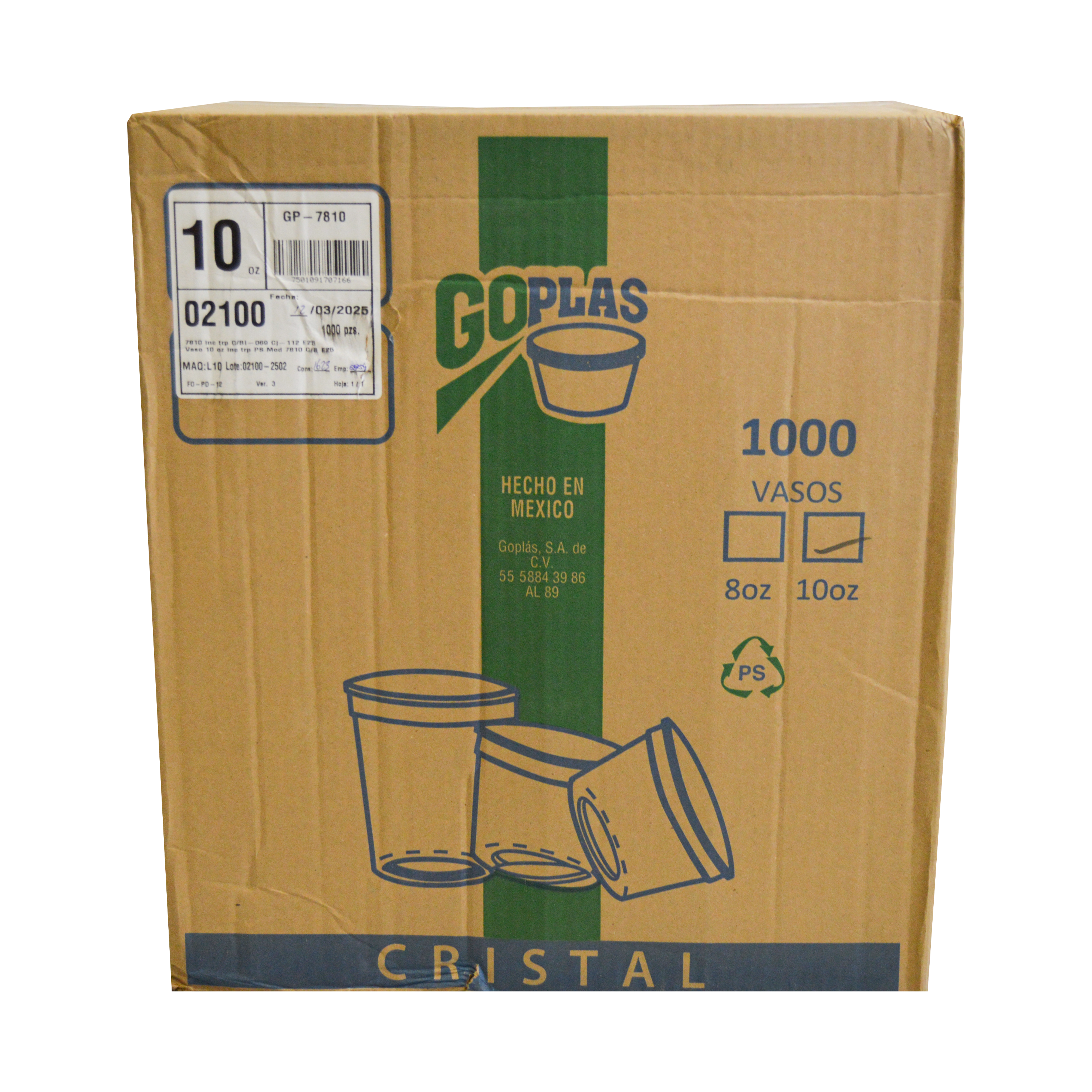 Vaso Cristal Goplas
