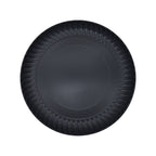Charola Plástica Redonda Negra Fenix