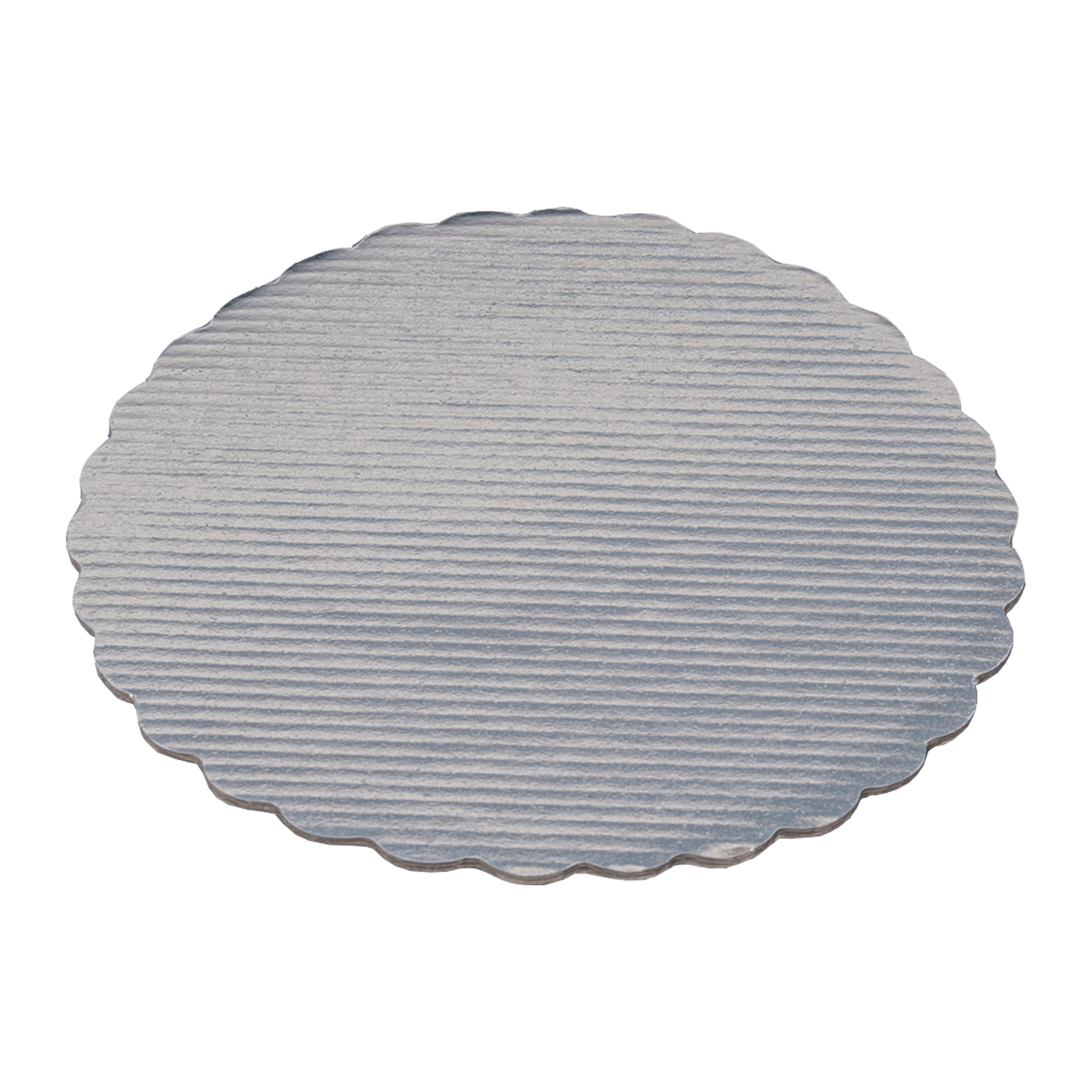 Base para Pastel Redonda Plateada