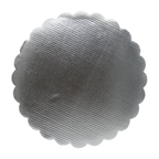 Base para Pastel Redonda Plateada