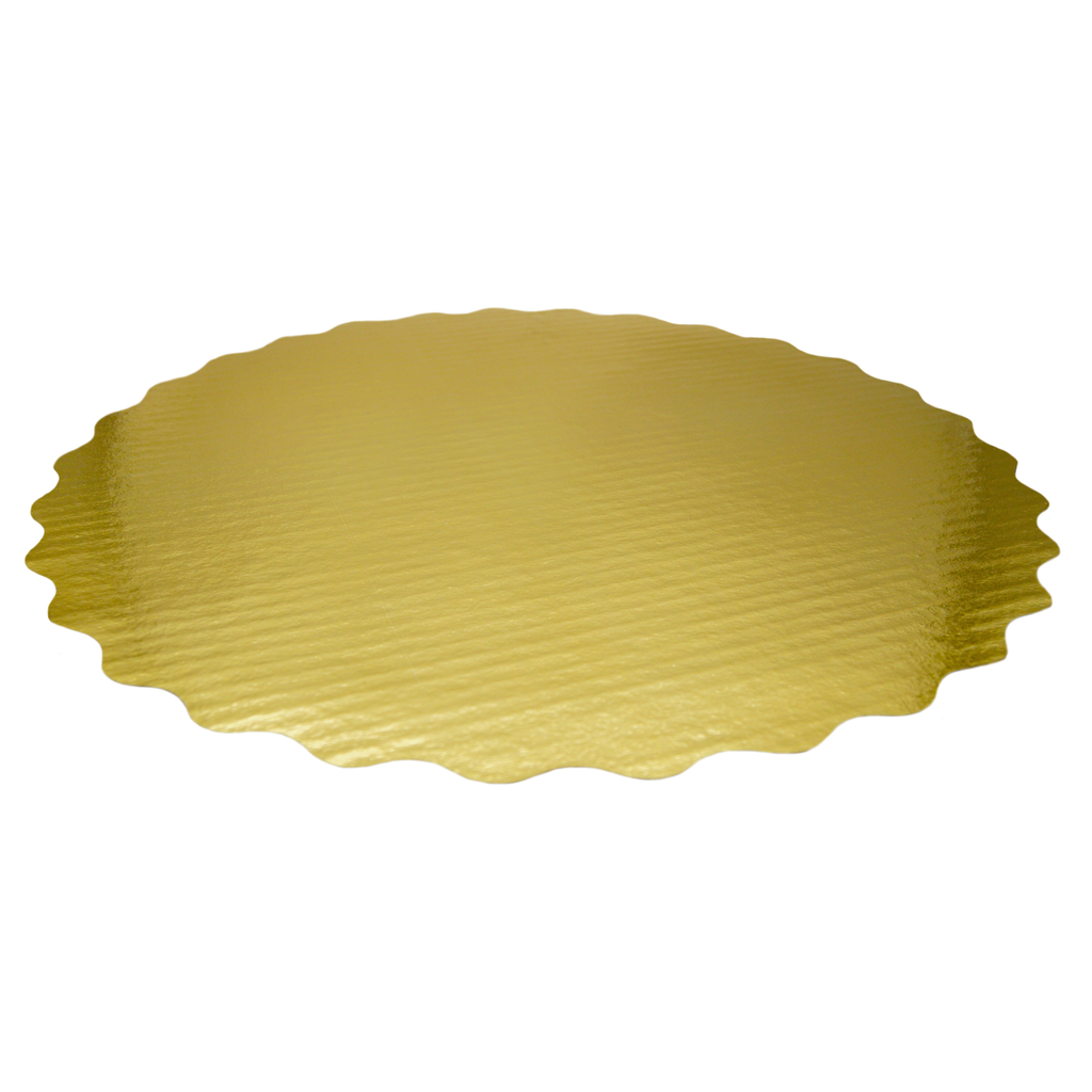 Base para Pastel Redonda Dorada