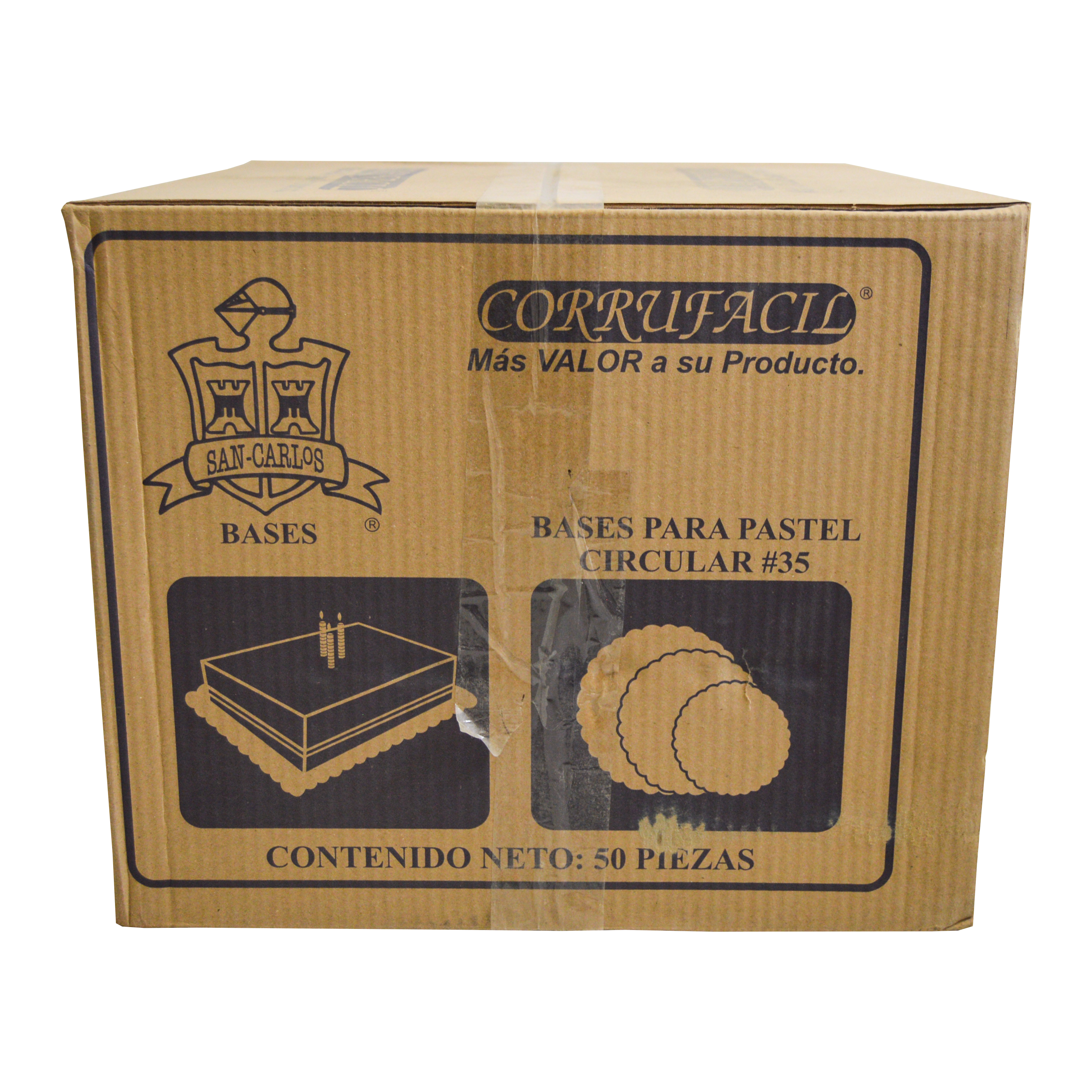 Base para Pastel Redonda Dorada