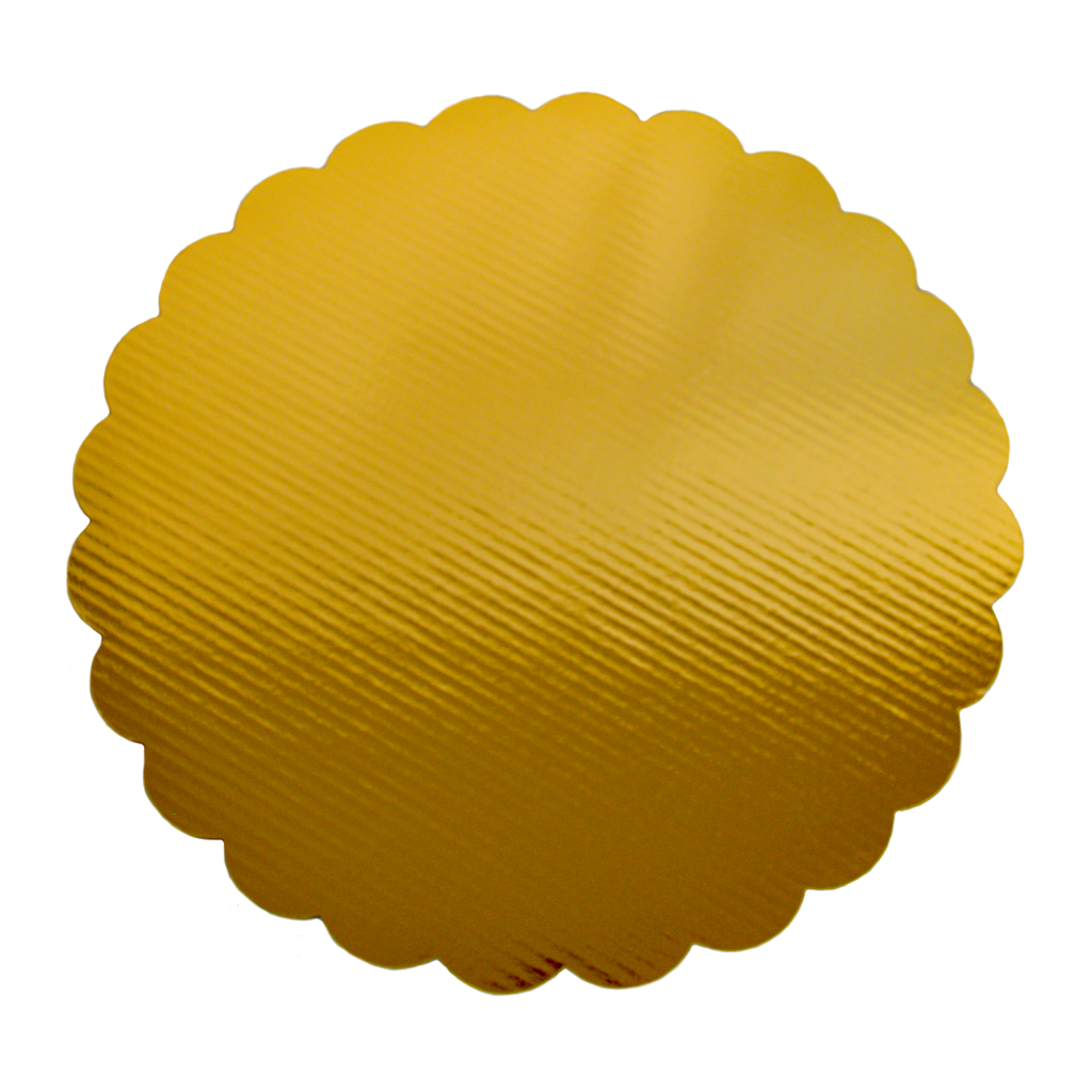 Base para Pastel Redonda Dorada