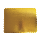 Base para Pastel Rectangular Dorada