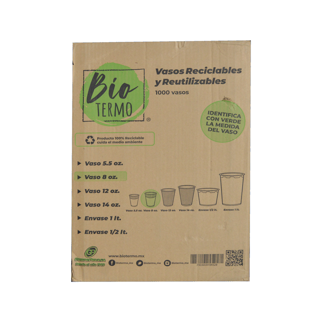 Vaso Plástico BIO Povasa