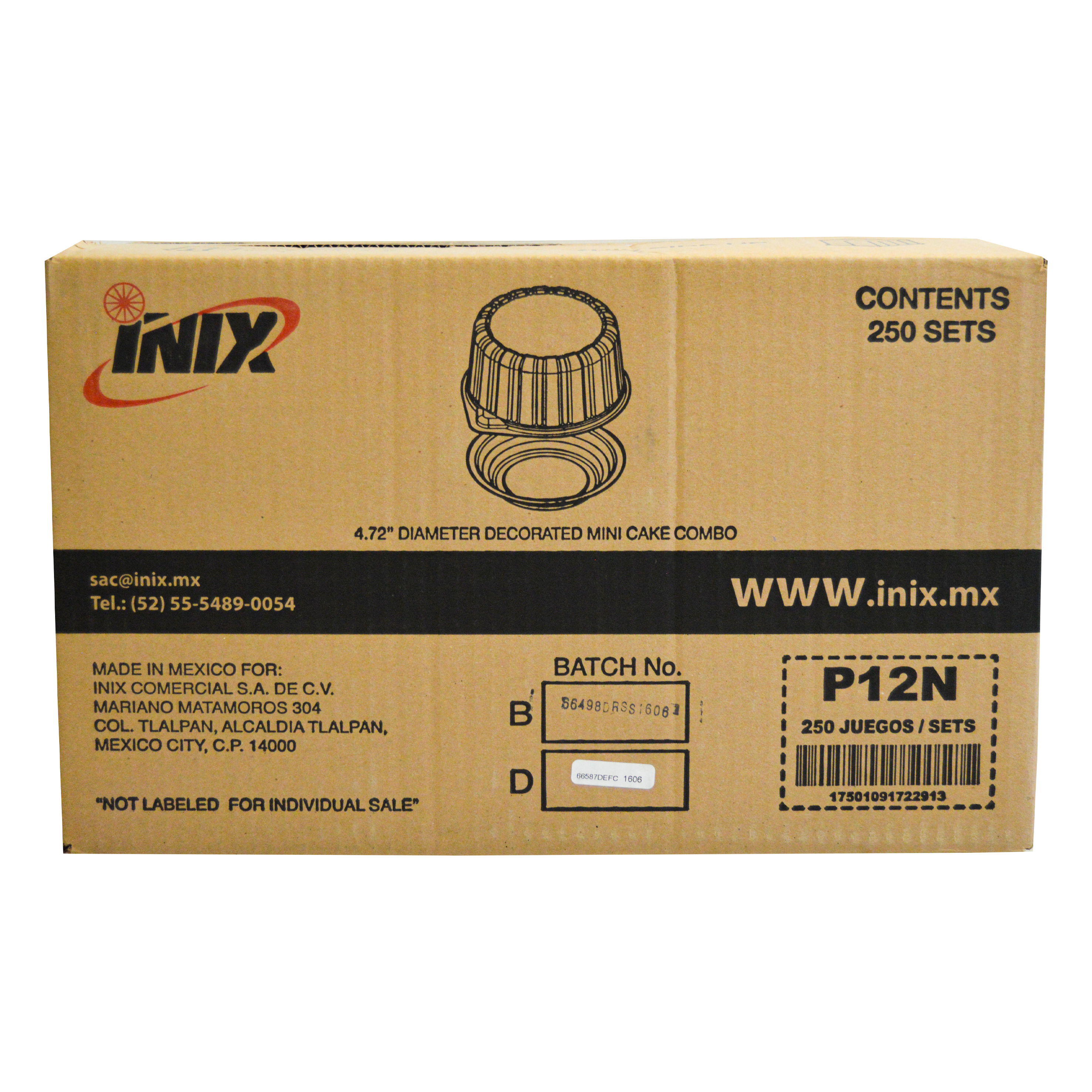 Domo para Pastel Individual Inix