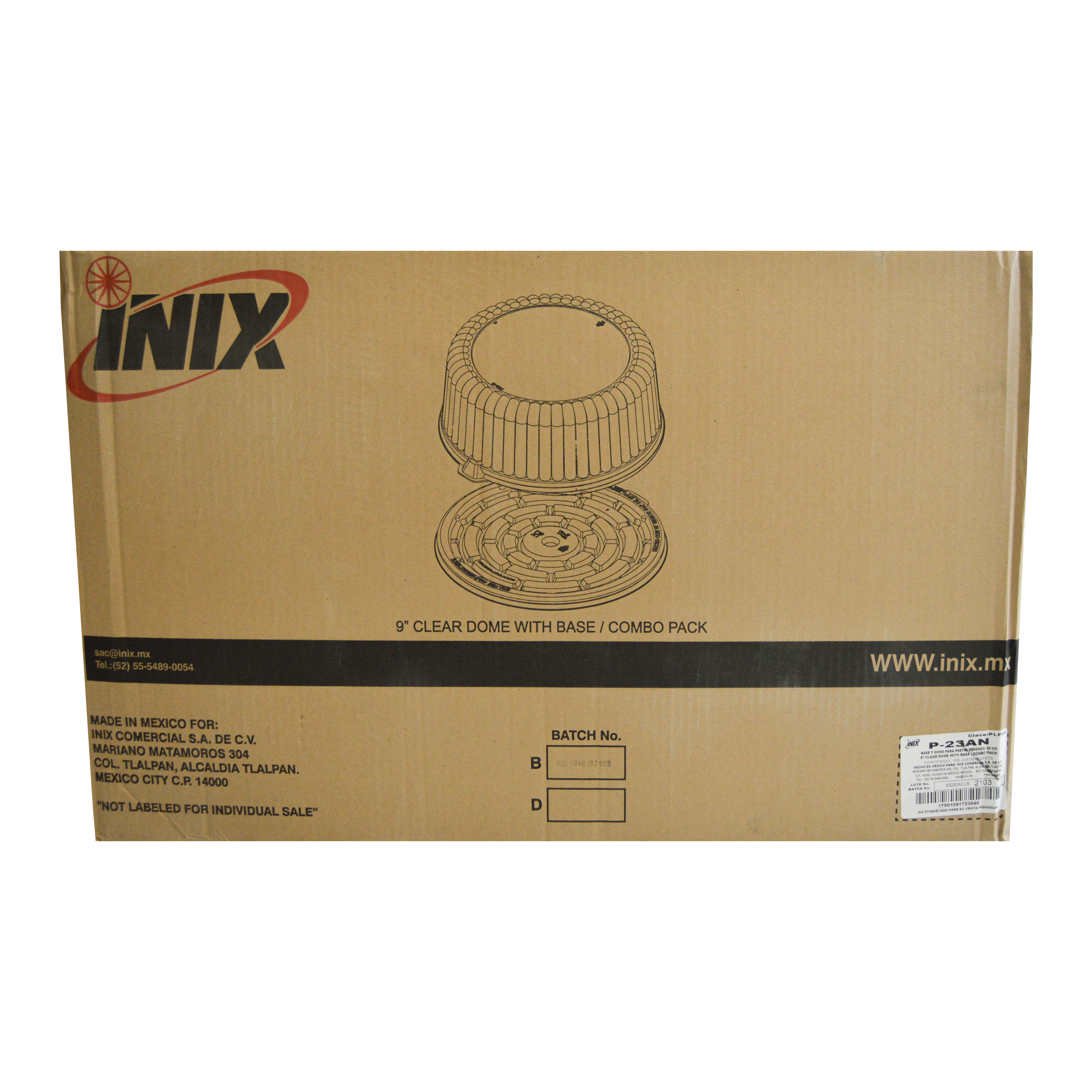 Domo para Pastel 23 cm Inix
