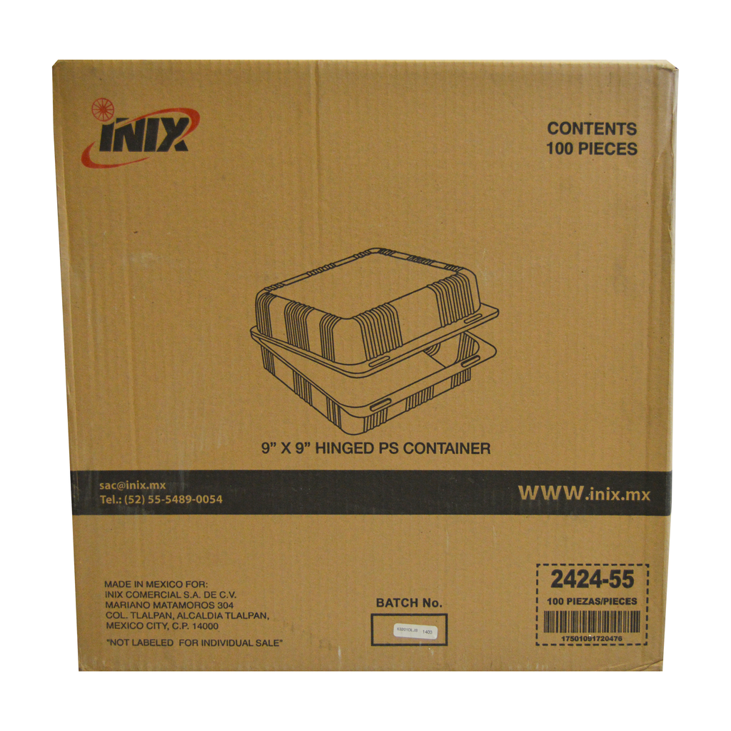 Contenedor Plástico 23.5 cm 2424-55 Inix