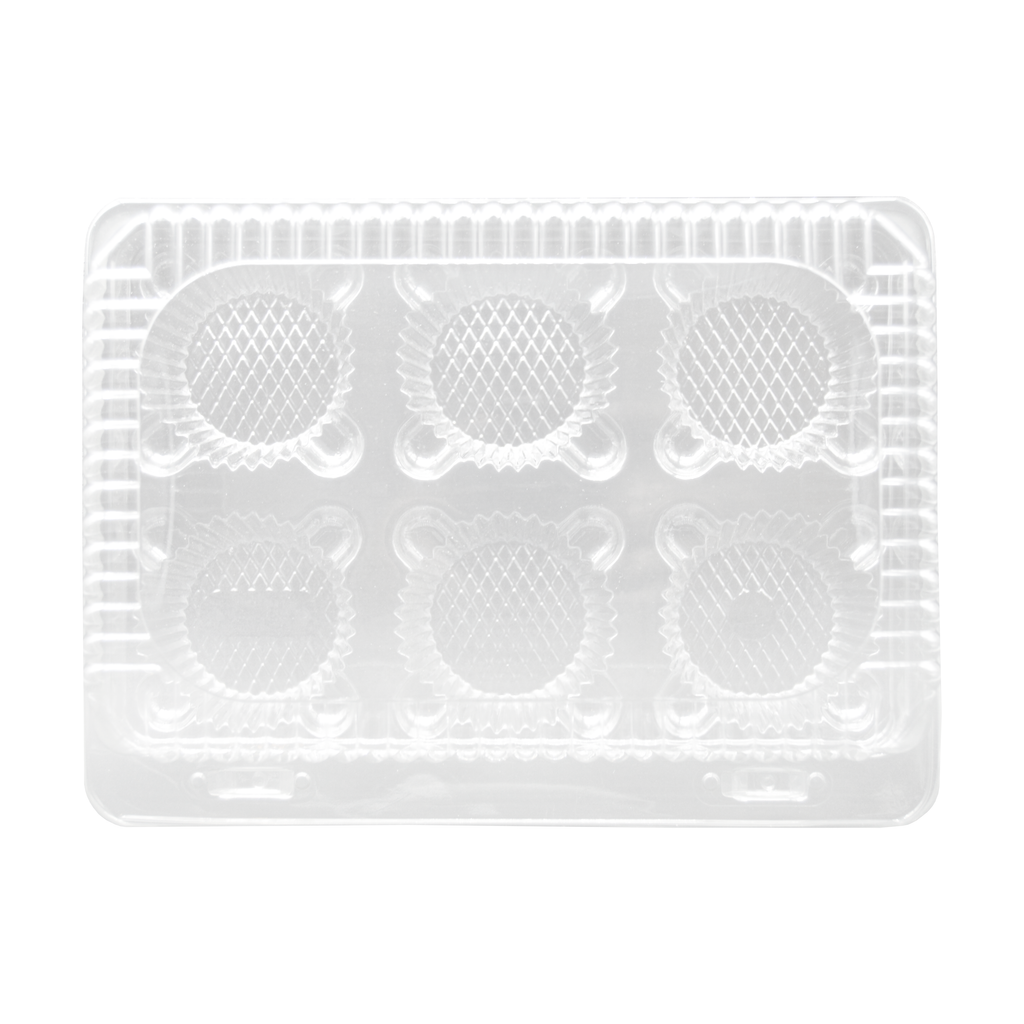 Contenedor Plástico  6 Cupcakes M2416 Inix