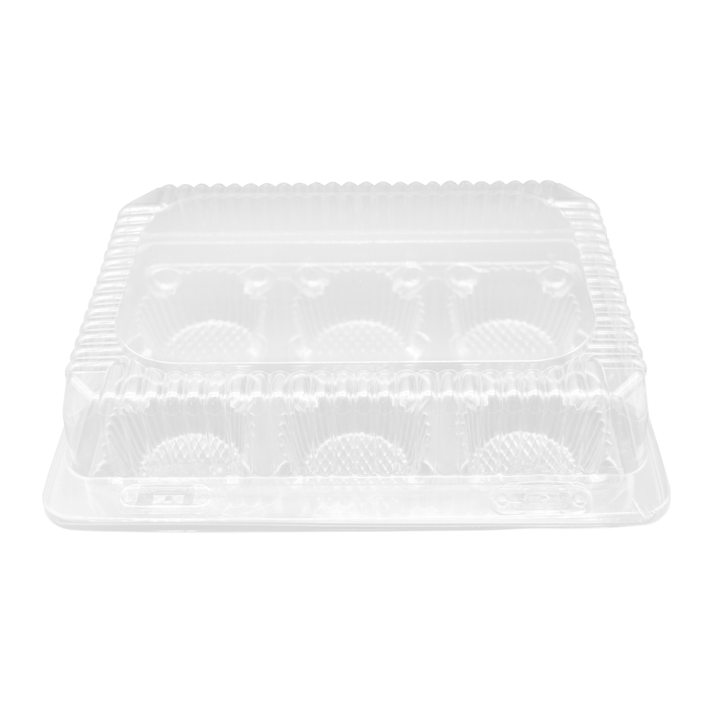 Contenedor Plástico  6 Cupcakes M2416 Inix