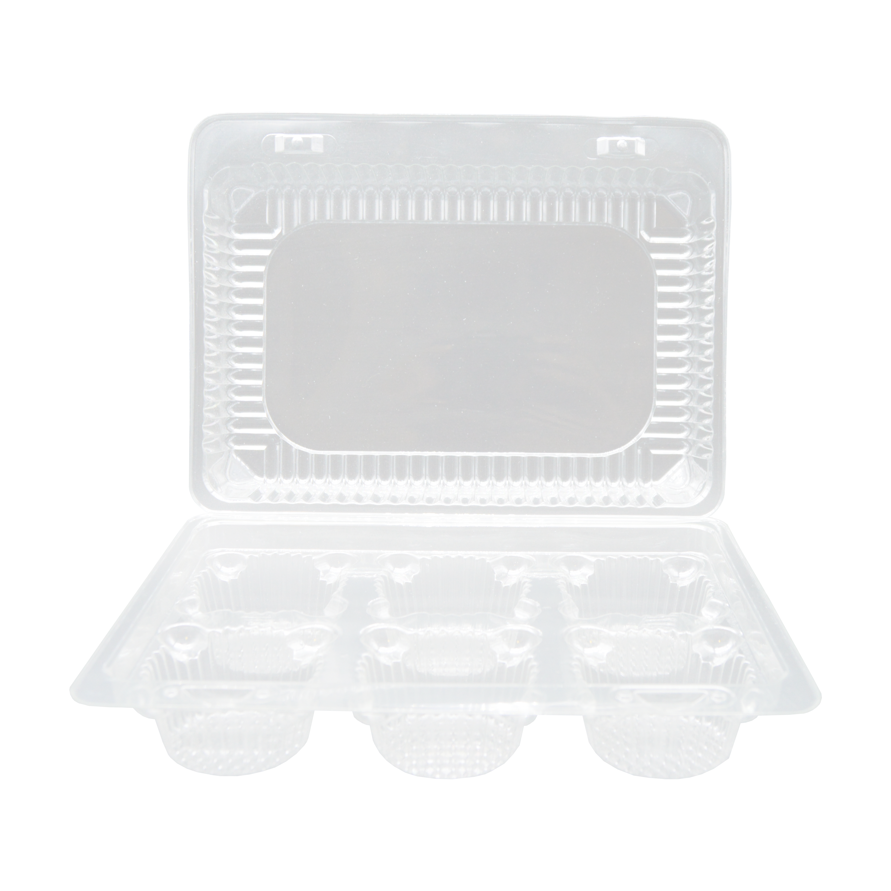 Contenedor Plástico  6 Cupcakes M2416 Inix