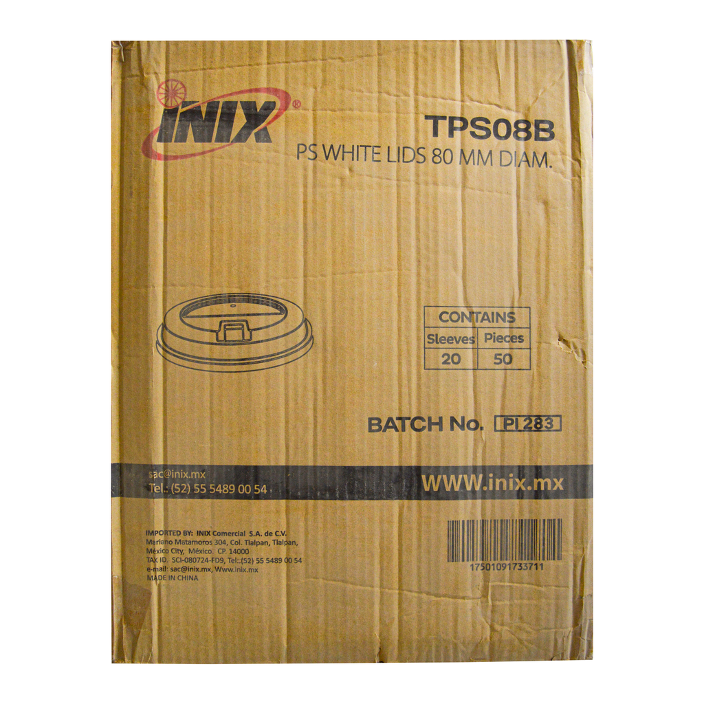 Tapa Traveler 8 oz Blanca Inix