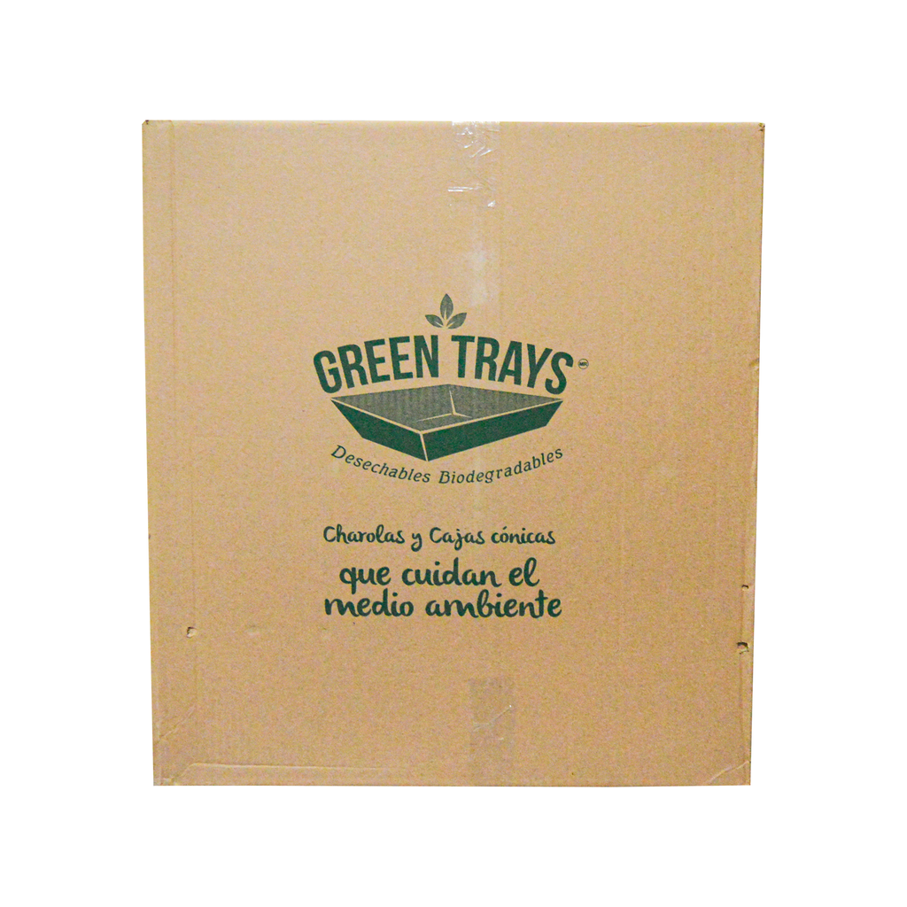 Caja Chica de Cartón BIO Green Trays