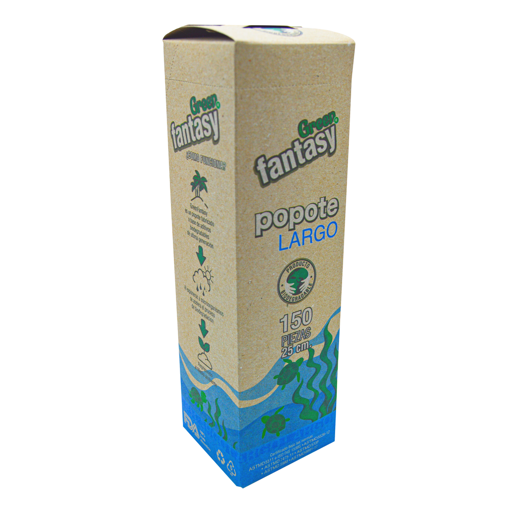 Popote Bio Green Fantasy