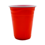 Vaso Plástico Rojo Fantasy