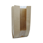 Bolsa de Papel con Ventana Trébol de la Suerte