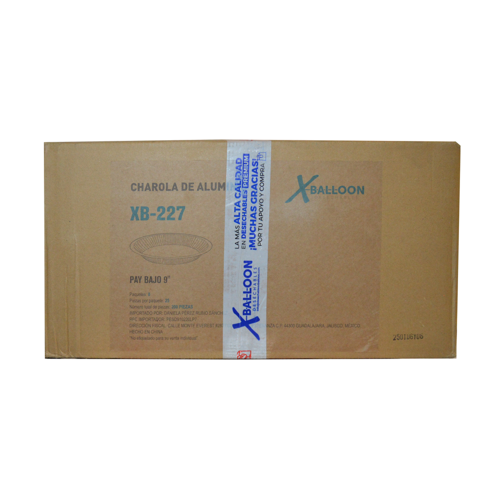 Plato P/Pay 9" Bajo XBalloon