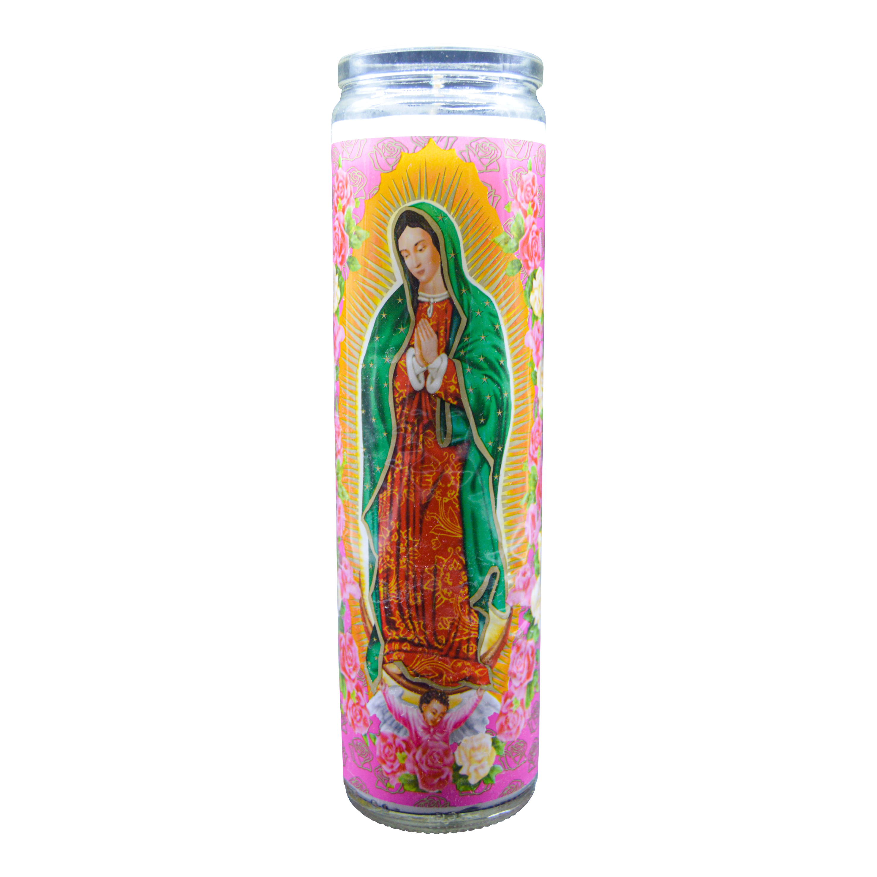 Veladora Cirio Virgen de Guadalupe
