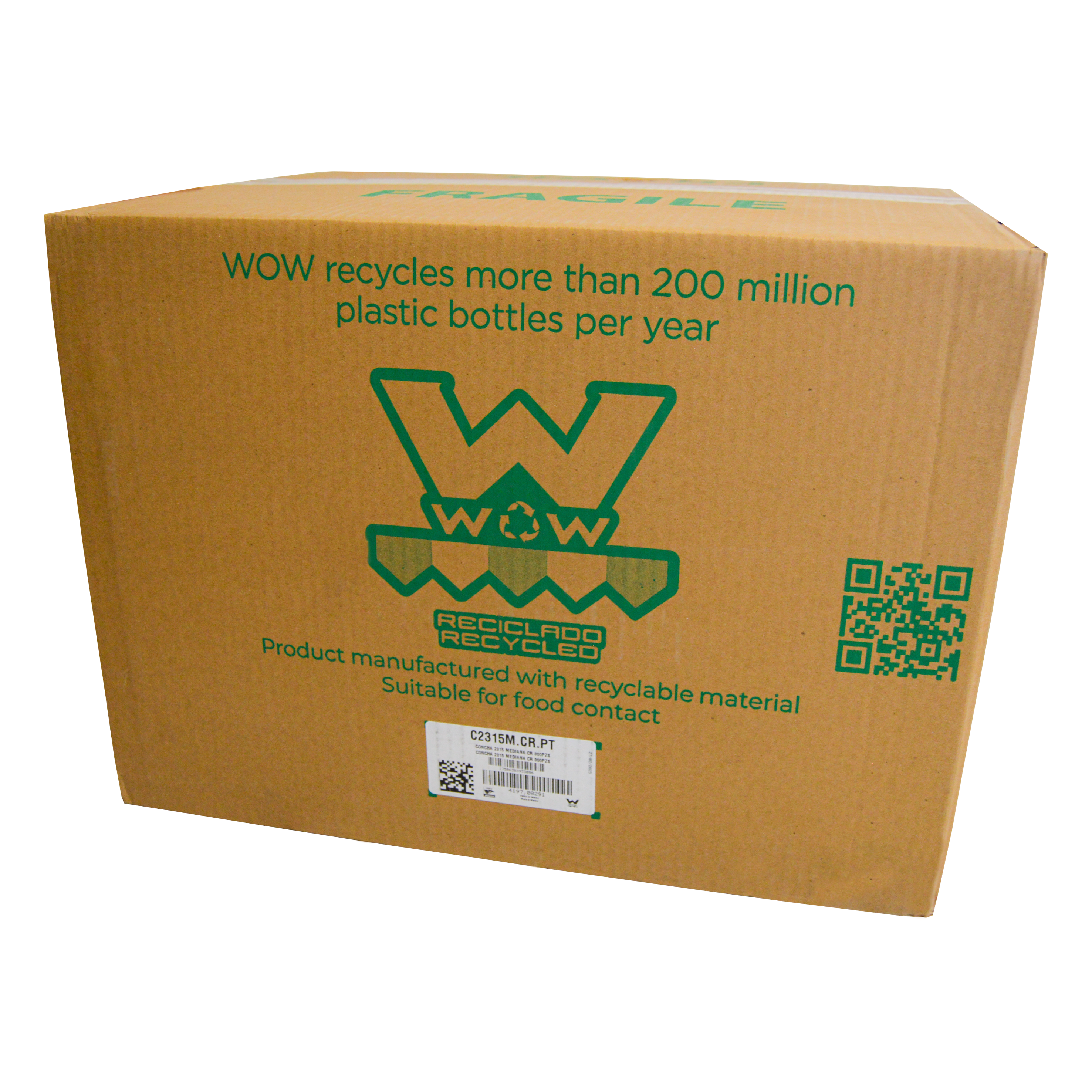 Contenedor Plástico 25 cm C2315 WOW