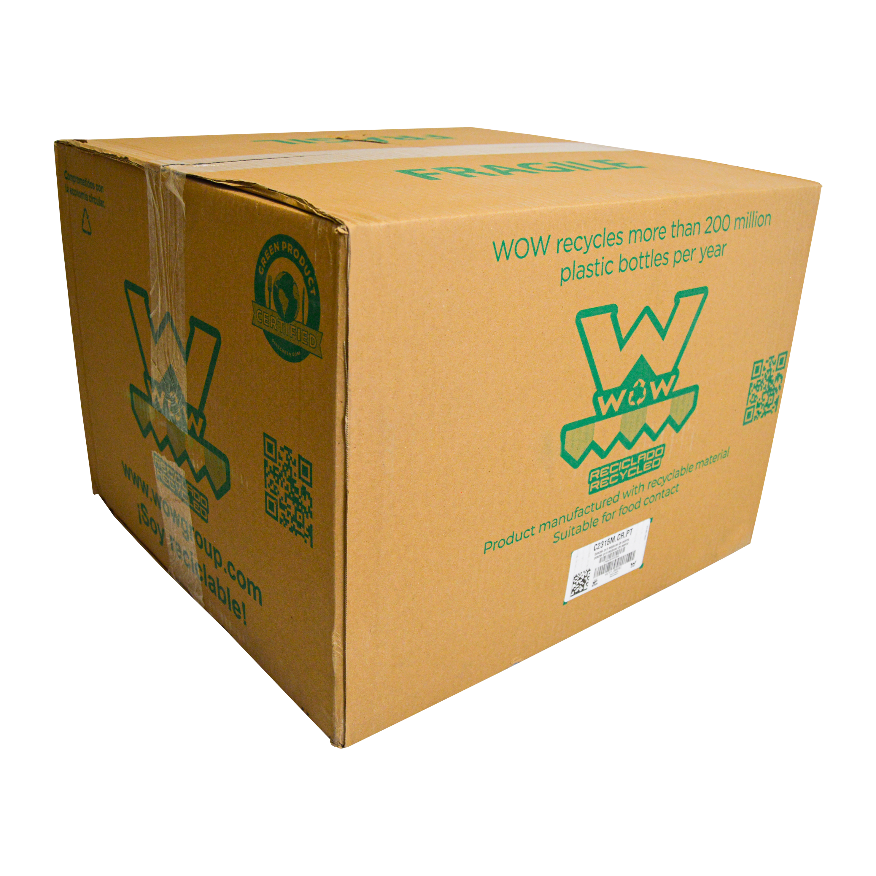 Contenedor Plástico 25 cm C2315 WOW