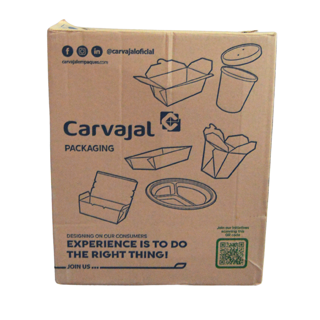 Bowl Contenedor de Papel Kraft Bio Conver