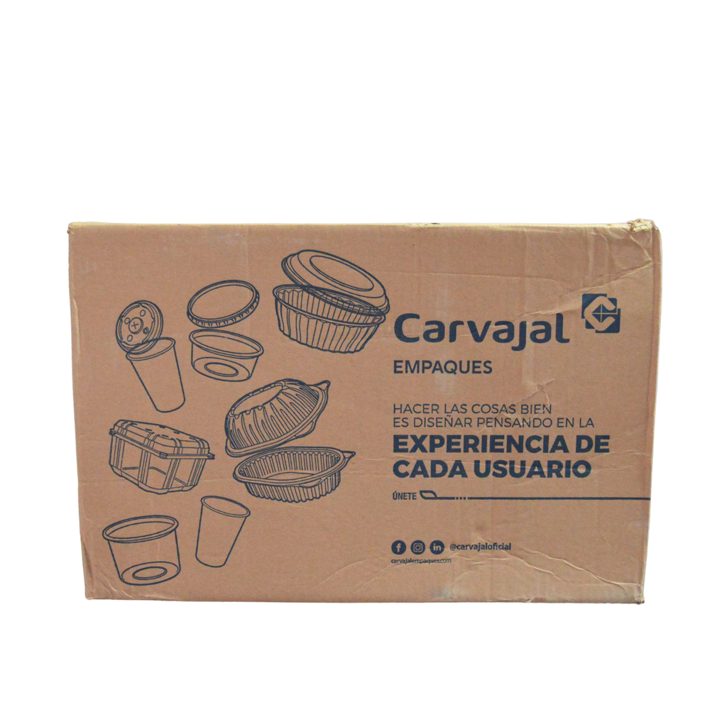 Tapa Plástica PET para Bowl 44 Oz Bio Conver